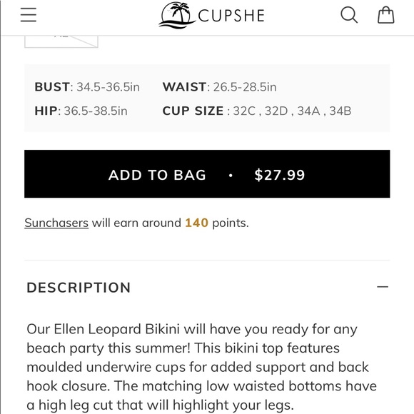 Cupshe bikini - Picture 11 of 11